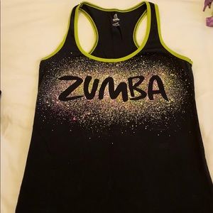 Zumba Fitness Instructor Racerback shirt